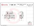 BREMBO Brzdov tmen PRIME LINE ‐ BRE FBR011