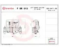 BREMBO Brzdov tmen PRIME LINE BRE FBR012, F BR 012