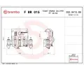 BREMBO Brzdov tmen PRIME LINE BRE FBR015, F BR 015