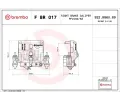Brzdov tmen BREMBO ‐ BRE FBR017