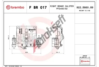 BREMBO Brzdov tmen PRIME LINE BRE FBR017, F BR 017