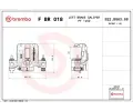 Brzdov tmen BREMBO ‐ BRE FBR018