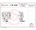Brzdov tmen BREMBO ‐ BRE FBR022B