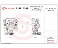 BREMBO Brzdový třmen PRIME LINE - With Brackets BRE FBR024B, F BR 024B