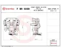 Brzdov tmen BREMBO ‐ BRE FBR025B