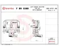 BREMBO Brzdov tmen PRIME LINE - With Brackets ‐ BRE FBR028B