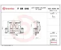 BREMBO Brzdov tmen PRIME LINE ‐ BRE FBR046