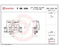 BREMBO Brzdov tmen PRIME LINE ‐ BRE FBR048