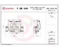 BREMBO Brzdov tmen PRIME LINE ‐ BRE FBR049