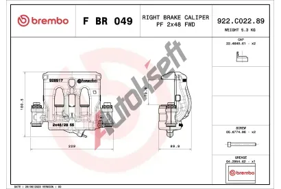 BREMBO Brzdov tmen PRIME LINE BRE FBR049, F BR 049