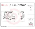BREMBO Brzdov tmen PRIME LINE ‐ BRE FBR050