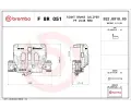Brzdov tmen BREMBO ‐ BRE FBR051