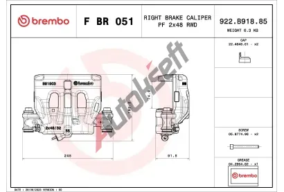 BREMBO Brzdov tmen PRIME LINE BRE FBR051, F BR 051