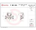 BREMBO Brzdov tmen PRIME LINE ‐ BRE FBR054
