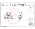 BREMBO Brzdov tmen PRIME LINE ‐ BRE FBR055