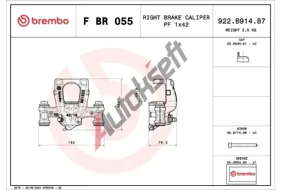 BREMBO Brzdov tmen PRIME LINE BRE FBR055, F BR 055