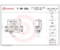 Brzdov tmen BREMBO ‐ BRE FBR058