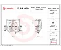Brzdov tmen BREMBO ‐ BRE FBR059