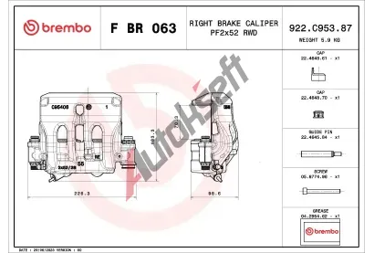 BREMBO Brzdov tmen PRIME LINE BRE FBR063, F BR 063
