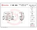 Brzdov tmen BREMBO ‐ BRE FBR065
