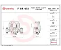 Brzdov tmen BREMBO ‐ BRE FBR073