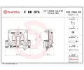 BREMBO Brzdov tmen PRIME LINE ‐ BRE FBR074