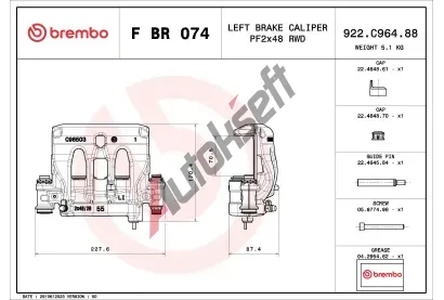 BREMBO Brzdov tmen PRIME LINE BRE FBR074, F BR 074
