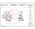 Brzdov tmen BREMBO ‐ BRE FBR078