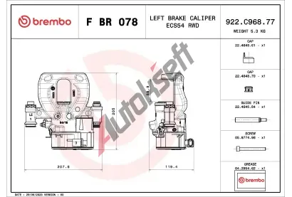 BREMBO Brzdov tmen PRIME LINE BRE FBR078, F BR 078