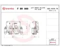 BREMBO Brzdov tmen PRIME LINE ‐ BRE FBR080