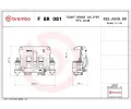Brzdov tmen BREMBO ‐ BRE FBR081