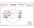 Brzdov tmen BREMBO ‐ BRE FBR083