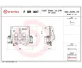 BREMBO Brzdový třmen PRIME LINE BRE FBR087, F BR 087