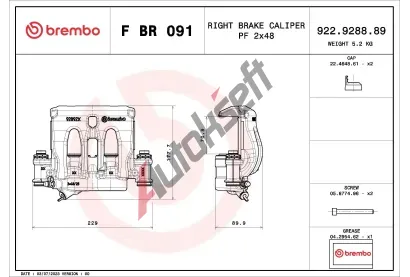 BREMBO Brzdov tmen PRIME LINE BRE FBR091, F BR 091