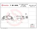 BREMBO Brzdový třmen PRIME LINE BRE FBR094B, F BR 094B