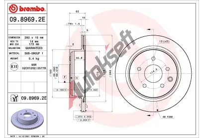 BREMBO Souprava kotouovch brzd BEYOND LINE - EV BRE KT08020, KT 08 020