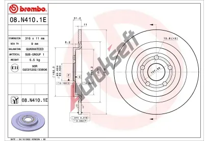 BREMBO Souprava kotou�ov�ch brzd BEYOND LINE - EV BRE KT08027, KT 08 027