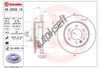 BREMBO Souprava kotouovch brzd BEYOND LINE - Greenance BRE KT10028, KT 10 028
