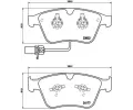 Sada brzdovch destiek BREMBO ‐ BRE P05003