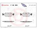 Sada brzdov�ch desti�ek&nbsp;BREMBO&nbsp;&dash;&nbsp;BRE P06008