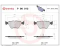 Sada brzdovch destiek BREMBO ‐ BRE P06012