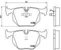 Sada brzdov�ch desti�ek&nbsp;BREMBO&nbsp;&dash;&nbsp;BRE P06016