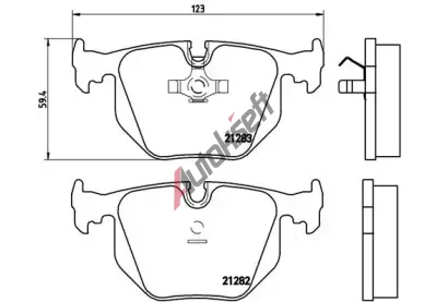 BREMBO Sada brzdových destiček BRE P06016, P 06 016 BREMBO Sada brzdových destiček BRE P06016, P 06 016