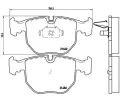 Sada brzdovch destiek BREMBO ‐ BRE P06021