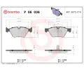 Sada brzdovch destiek BREMBO ‐ BRE P06036X