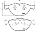 BREMBO Sada brzdovch destiek - kotouov brzda ‐ BRE P06047