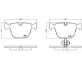 Sada brzdovch destiek BREMBO ‐ BRE P06053