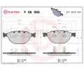 Sada brzdovch destiek BREMBO ‐ BRE P06066