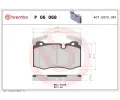 BREMBO Sada brzdovch destiek - kotouov brzda ‐ BRE P06068