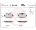 Sada brzdovch destiek BREMBO ‐ BRE P06080